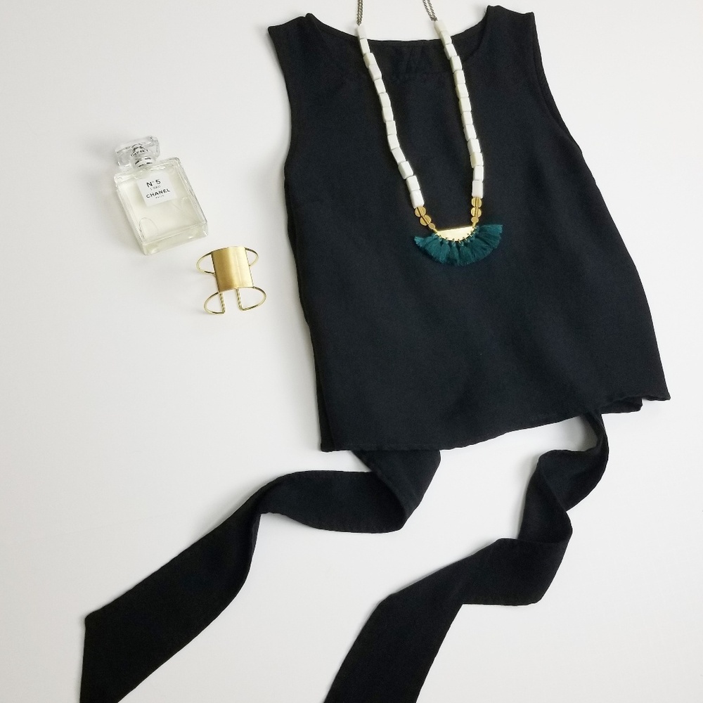 Lola Open Back Tie Tank